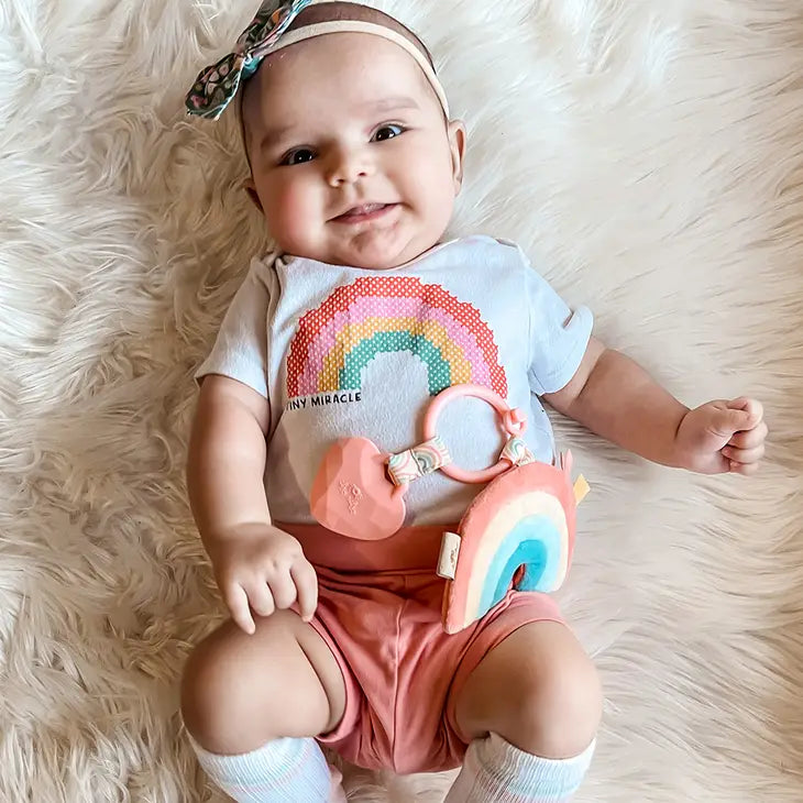 Plush Teether - Rainbow