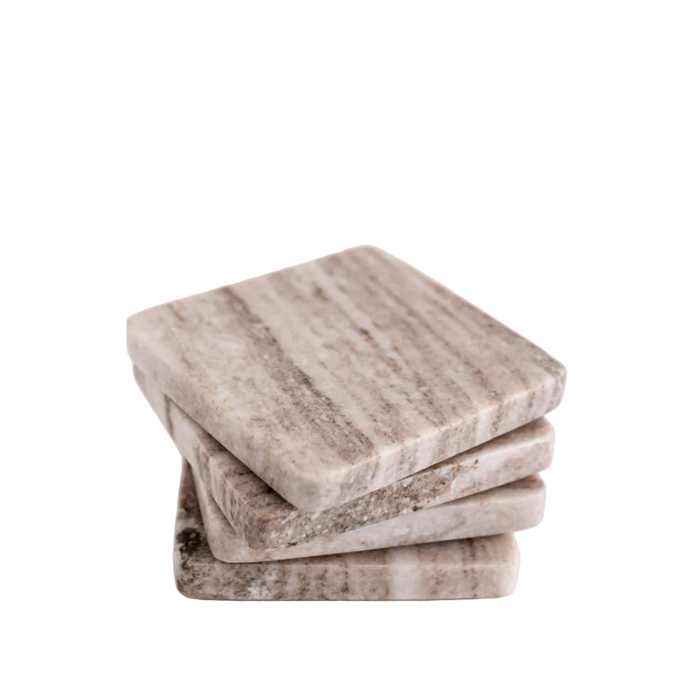 Marble Coasters - set of 4