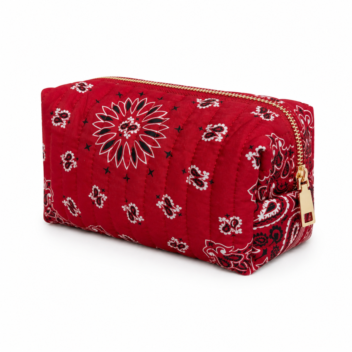 Bandana Cosmetic Case - red