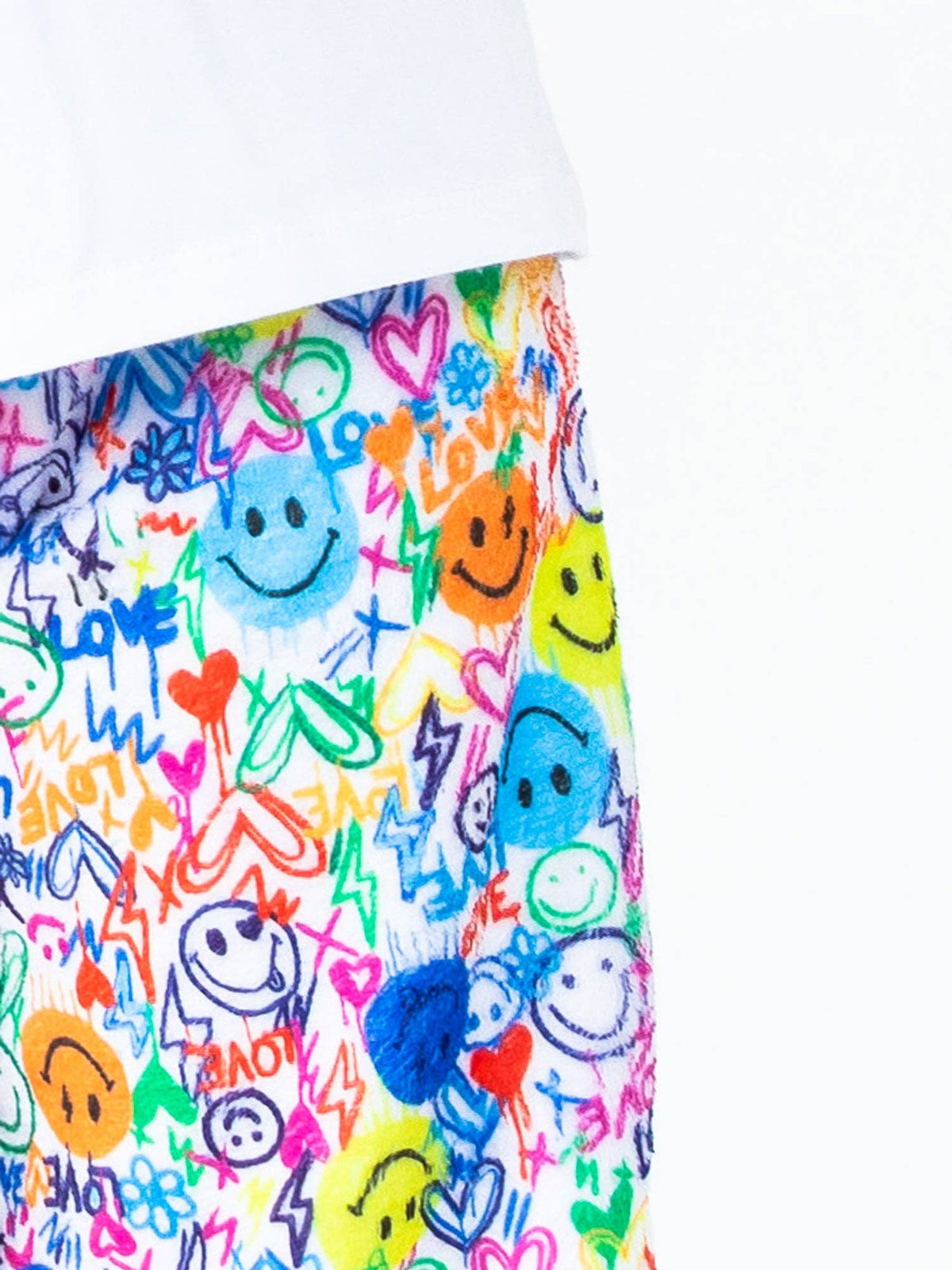 Pantalon de détente en peluche pour filles - Amour et Sourires