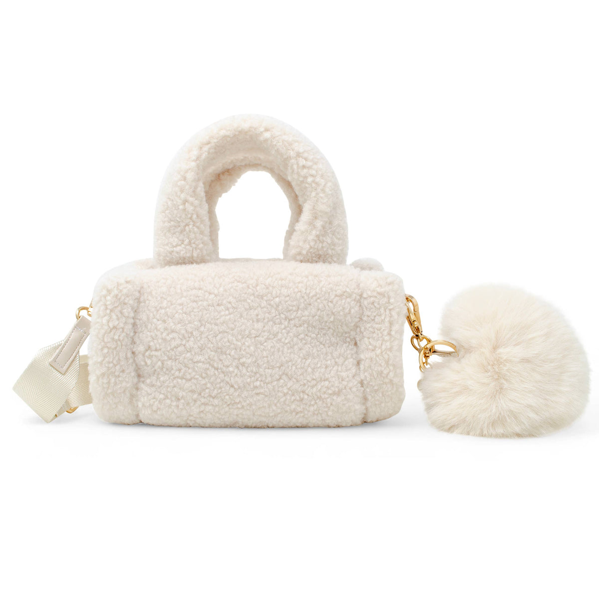 Mini Sherpa HAND Bag: Beige