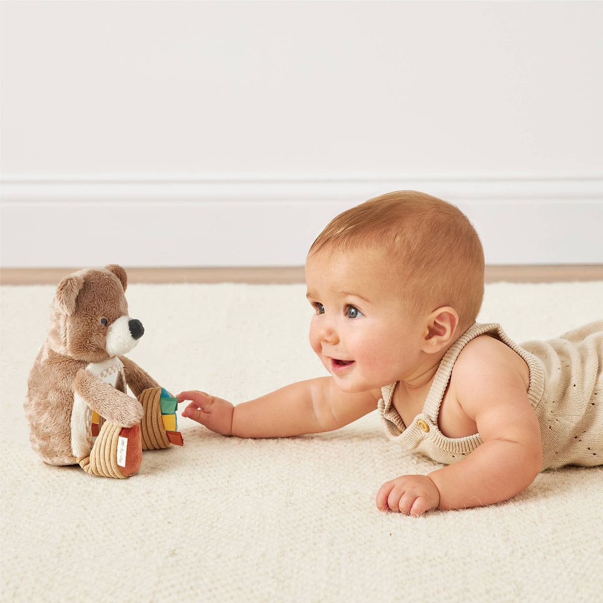 bear tummy time mirror