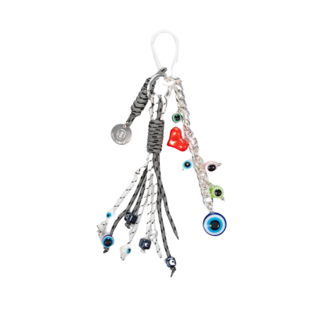 Porte-clés chic anthracite