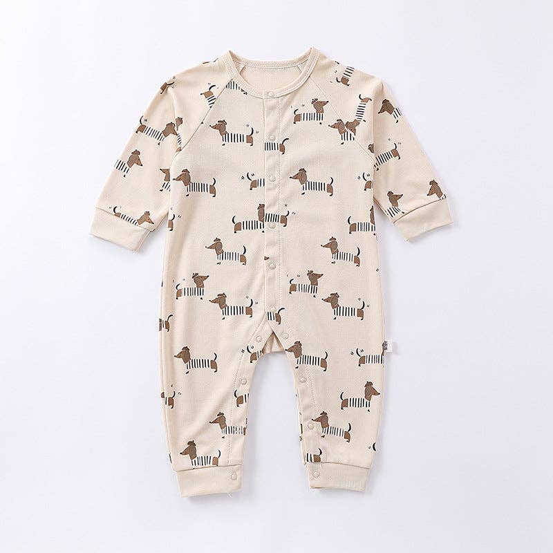 Dog Print Romper