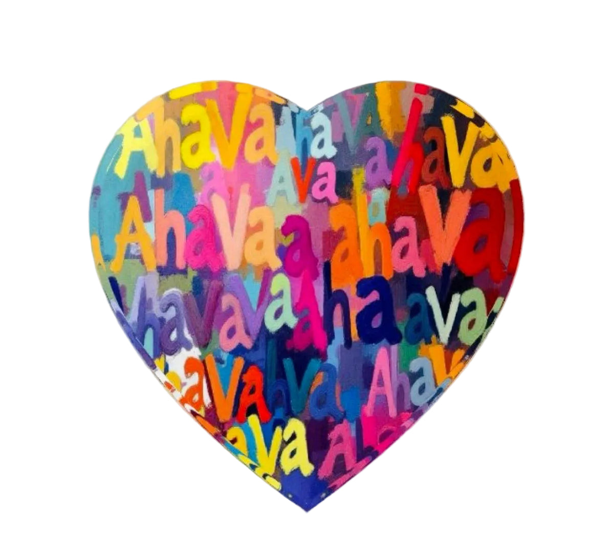 Ahava Heart crystal Decor