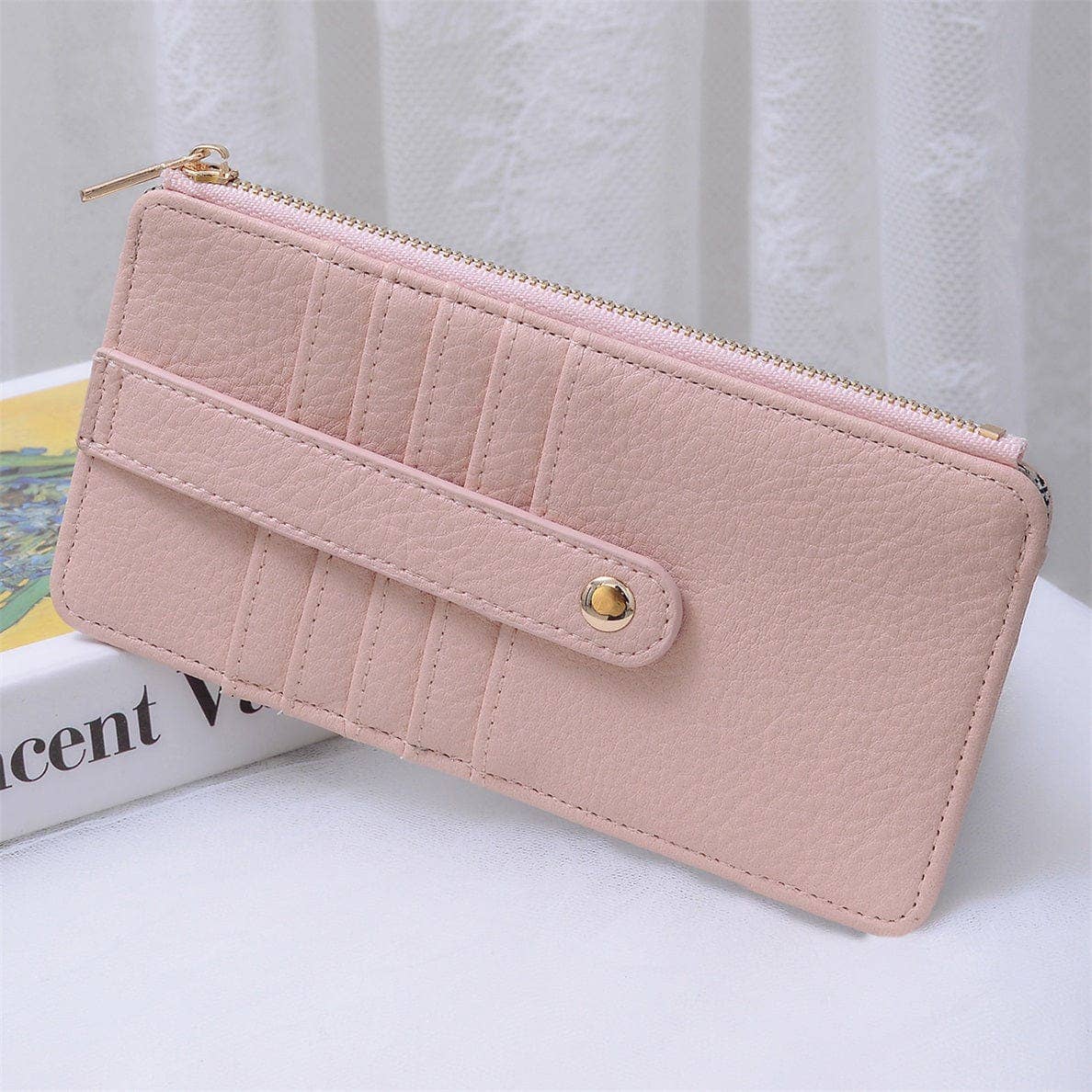 Slim Cardholder Wallet - pink
