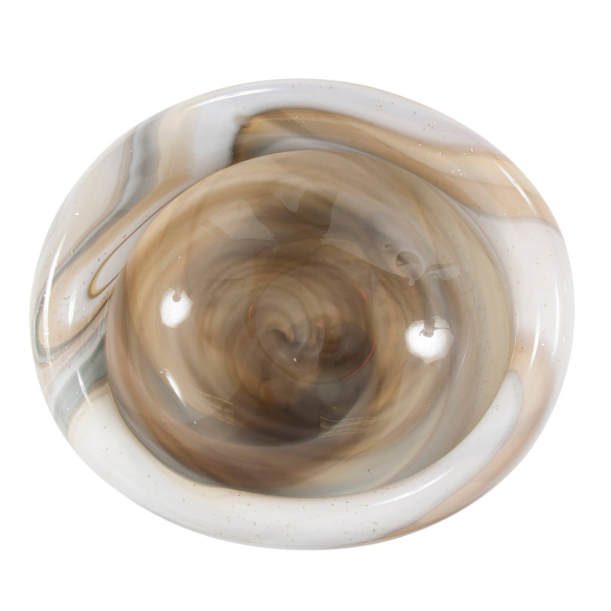 Sand Art Glass Bowl