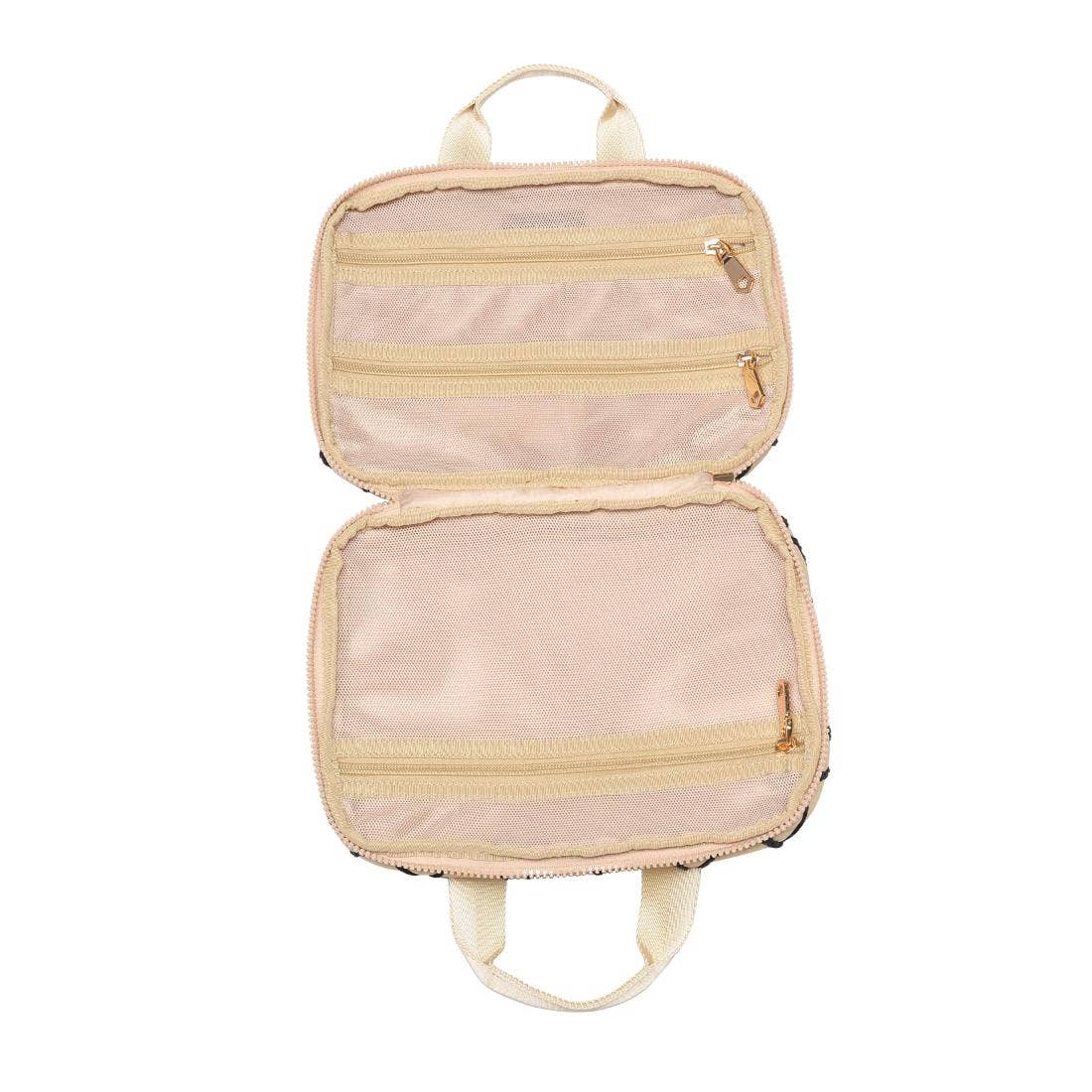 Organiseur de voyage Puffer - crème