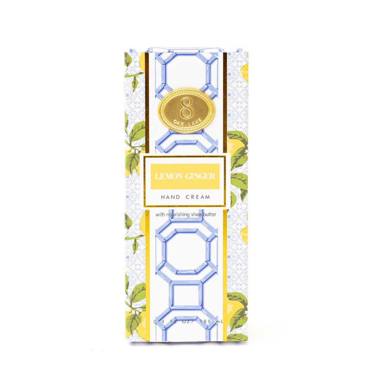 Crème pour les mains citron-gingembre 100 ml en boîte