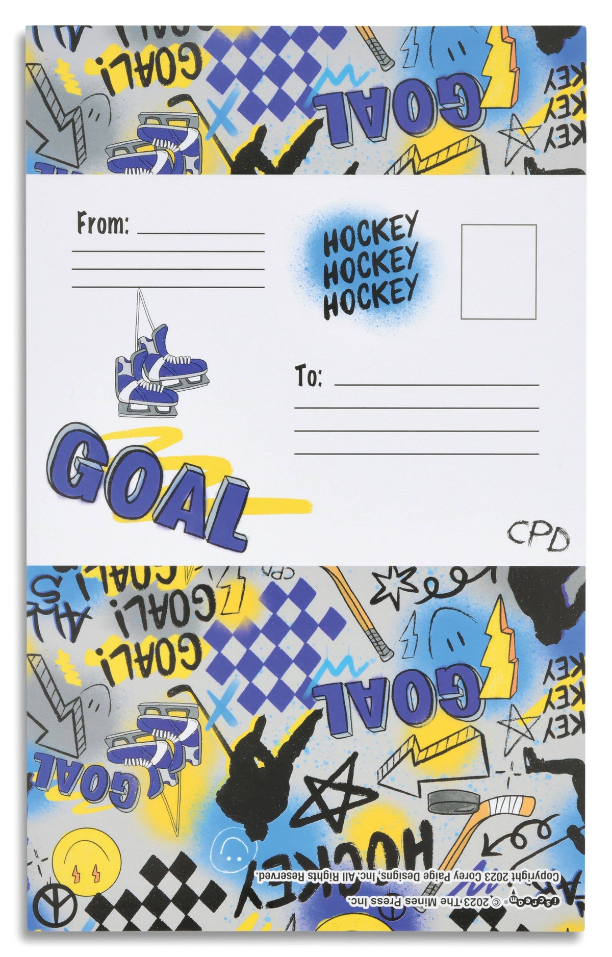 CARTES PLIABLES DE HOCKEY
