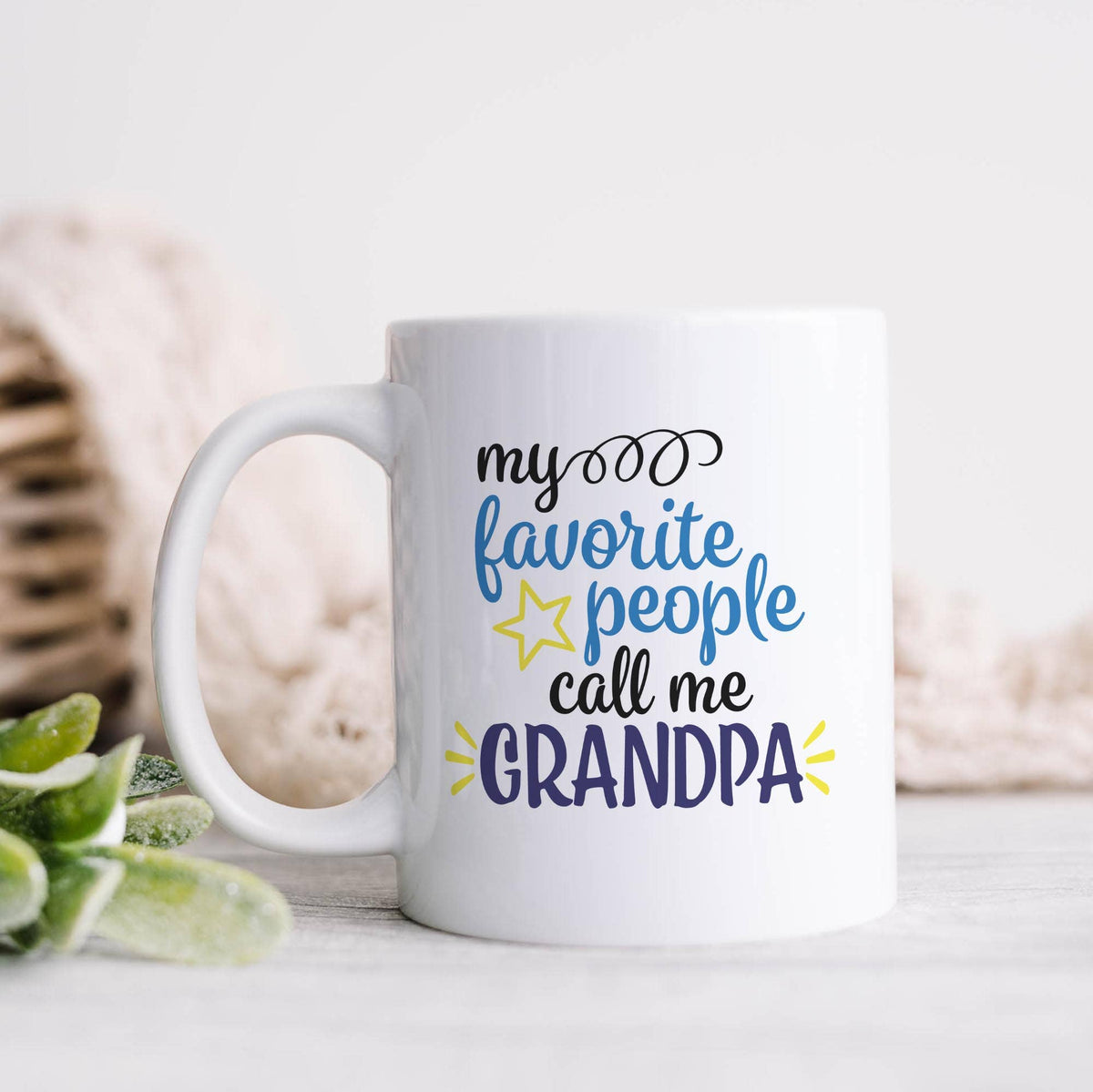 My Favorite People Call Me Grandpa Mug