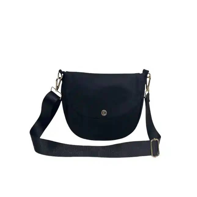 Nylon Crossbody and Belt Bag -small, black