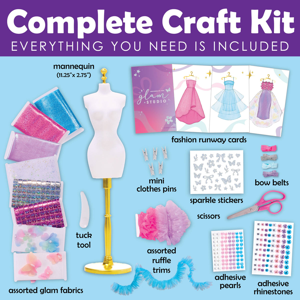 Kit de loisirs créatifs pour studio de mode glamour conçu par vous