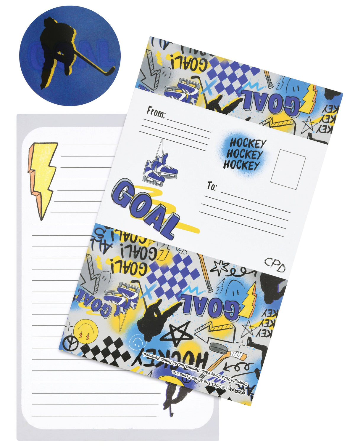 CARTES PLIABLES DE HOCKEY
