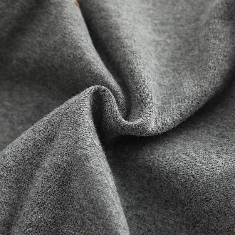 Pull en coton à manches rayées sur les côtés
