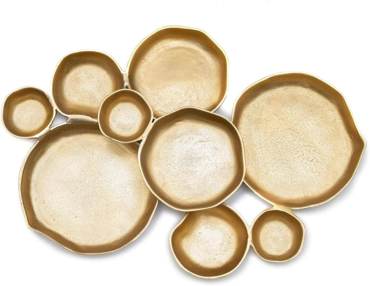 Gold Brass cluster tray – 22"