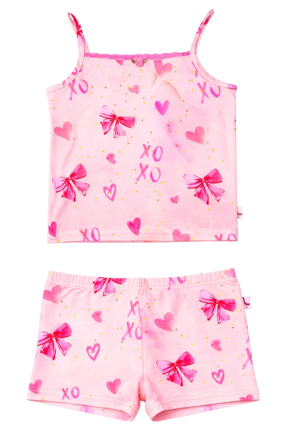 Ensemble de pyjama caraco imprimé nœuds