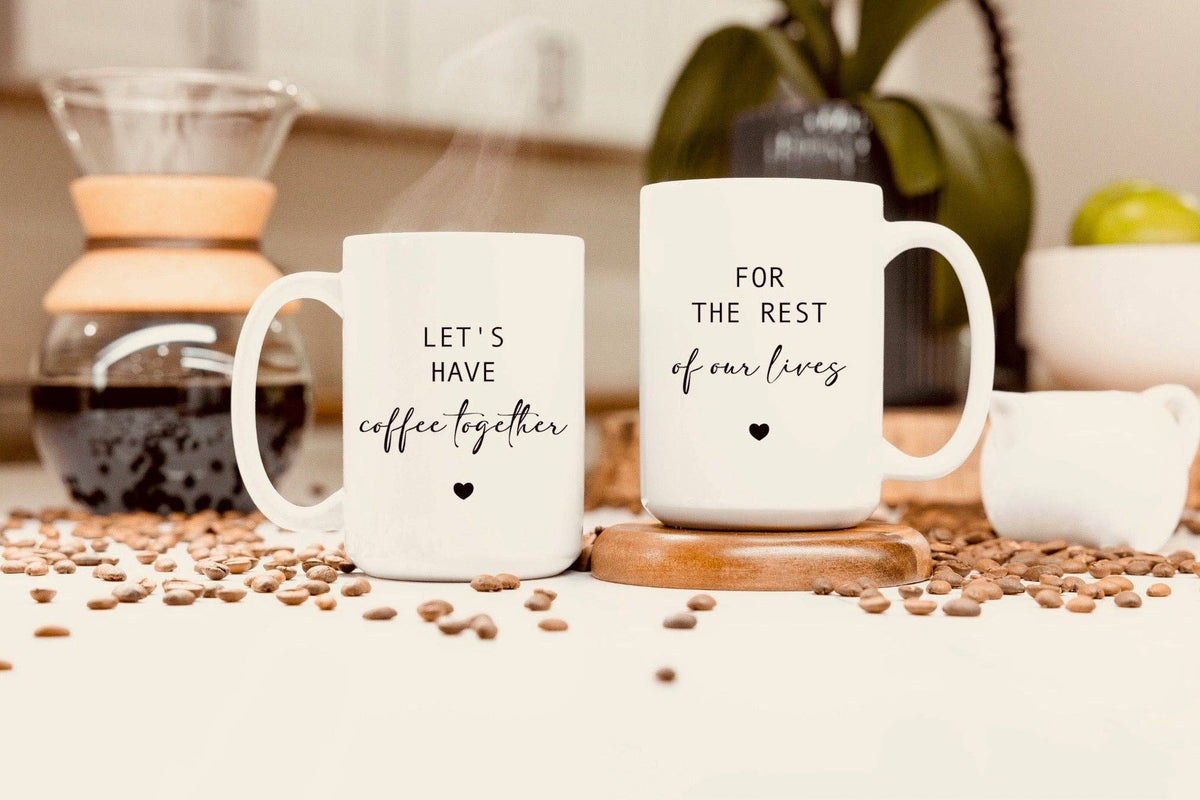 Coffee together mugs -set of 2