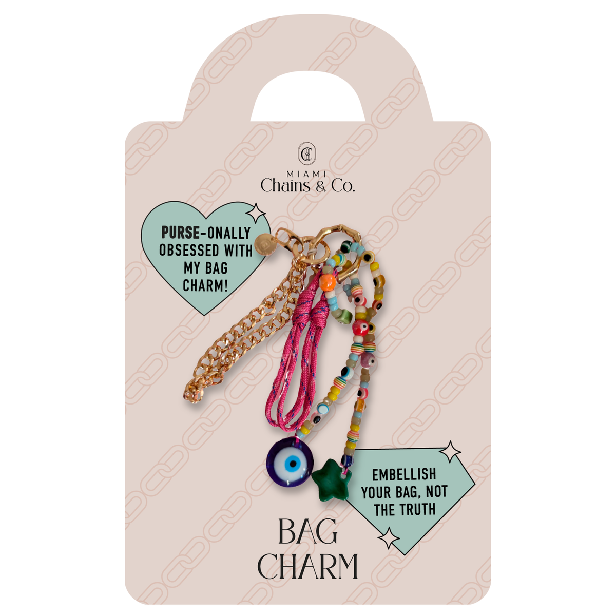Porte-clés chic anthracite