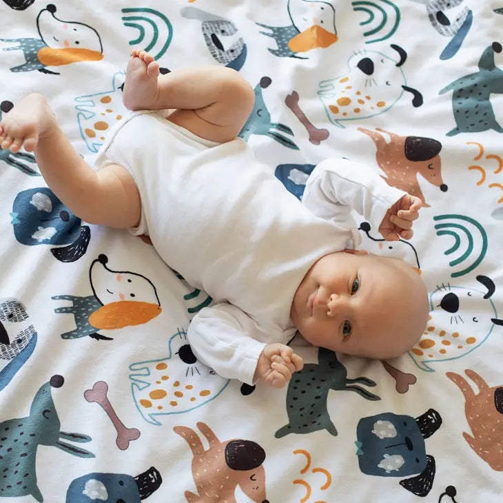 Personalized Baby & Toddler Blanket -Doggies