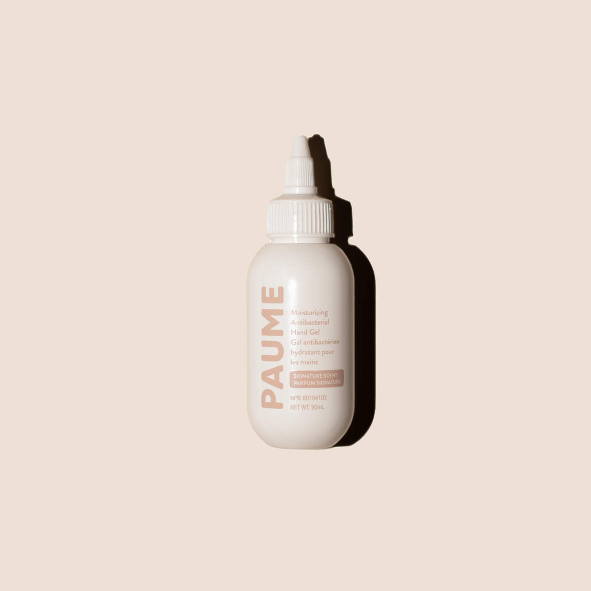 Gel hydratant antibactérien pour les mains Paume