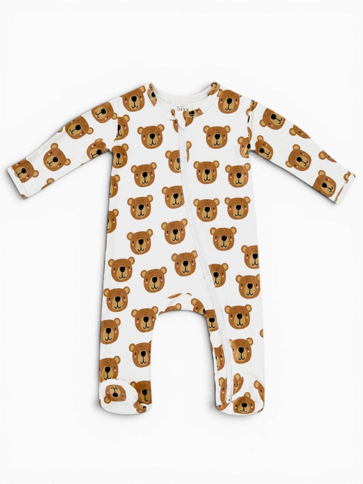 Baby Bear / Organic Cotton 2-Way Zip Footie