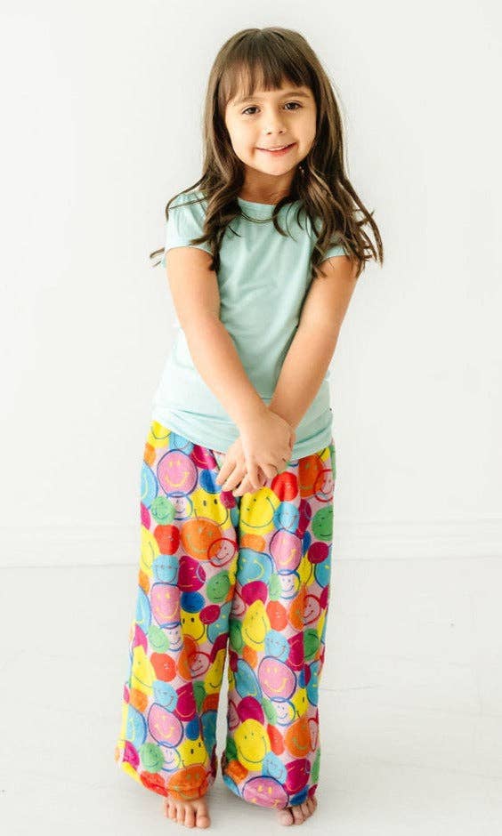 Pantalon en peluche - Sourires néon
