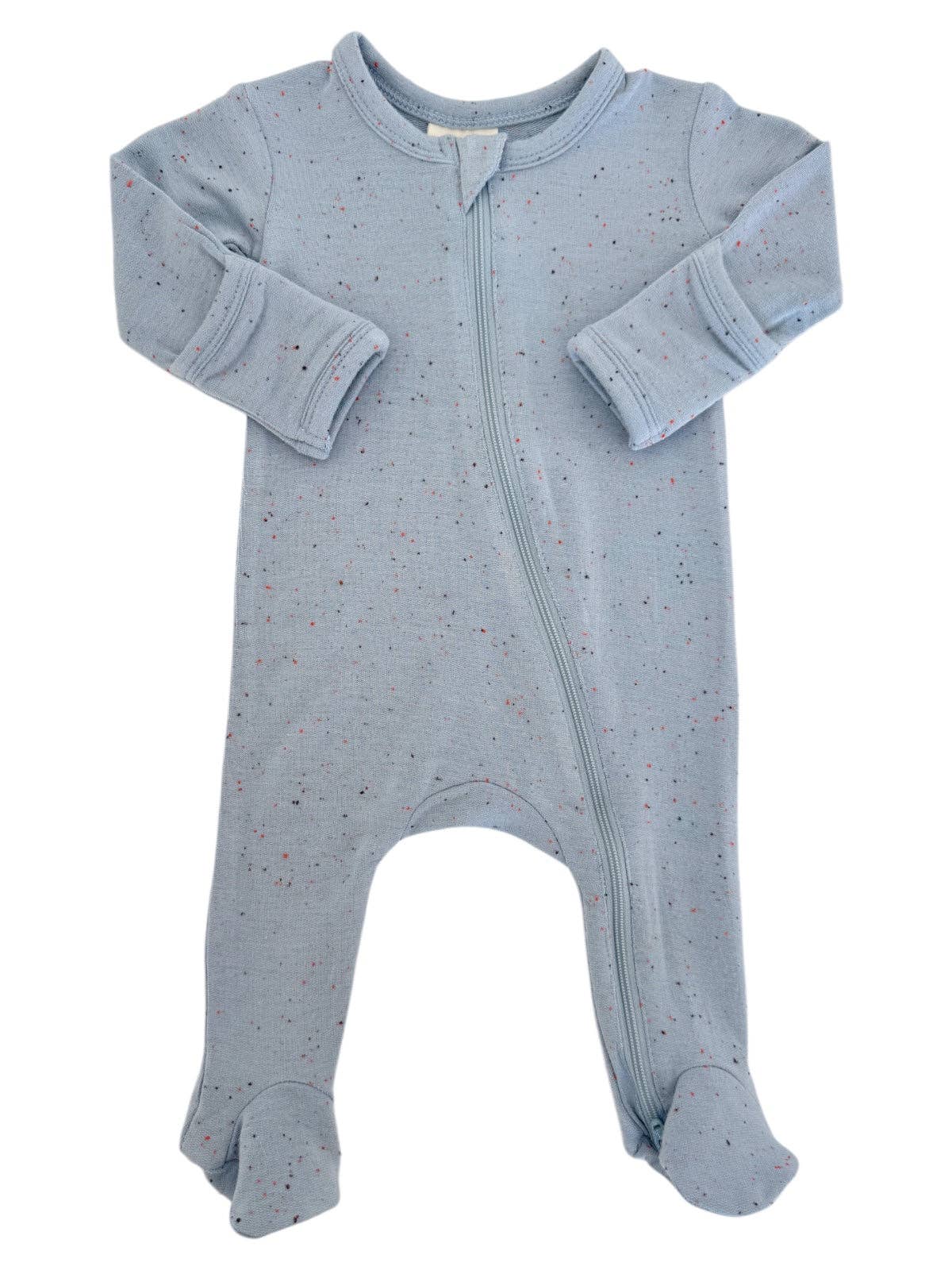 Glacier Speckle / 2-Way Zip Footie