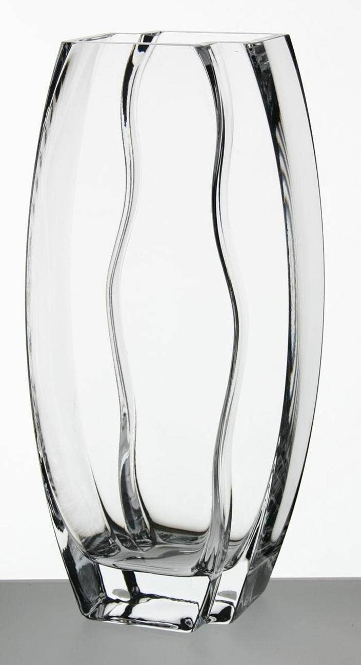 Corner-Cut oval vase