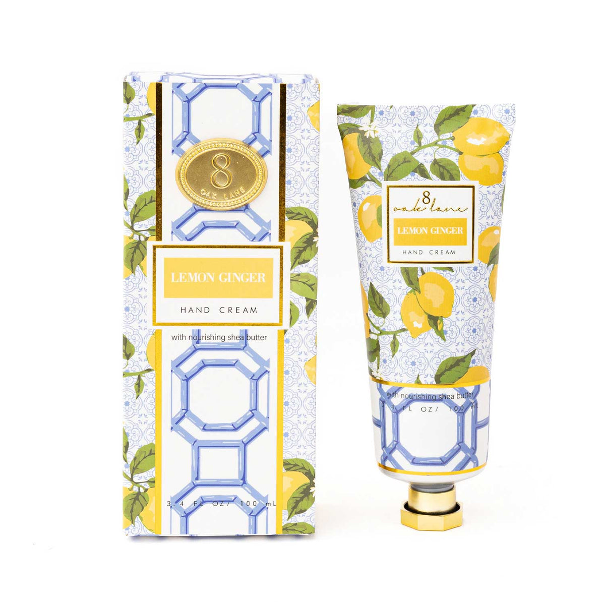 Crème pour les mains citron-gingembre 100 ml en boîte