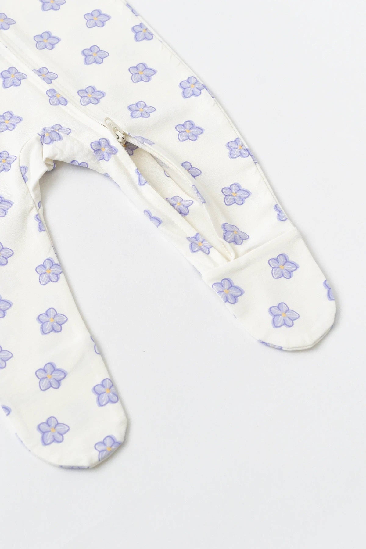 Zipper One-Piece Sweet Violets
