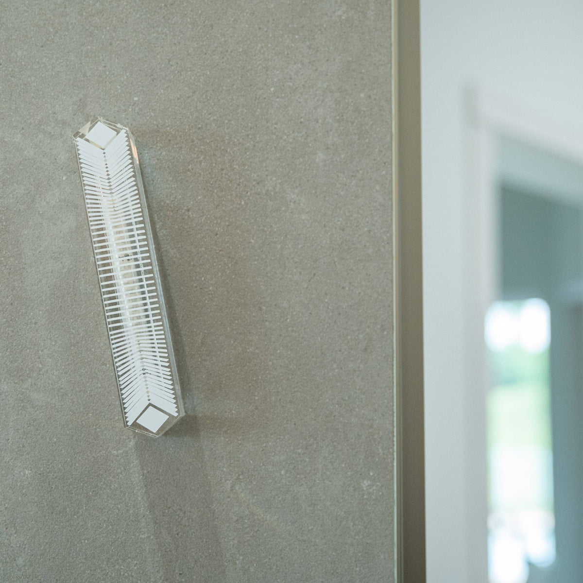 White striped Mezuzah