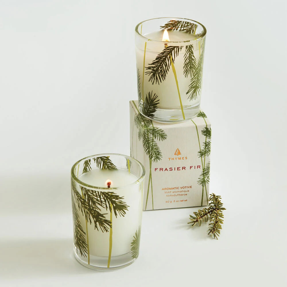 Bougie votive en aiguilles de pin de Frasier