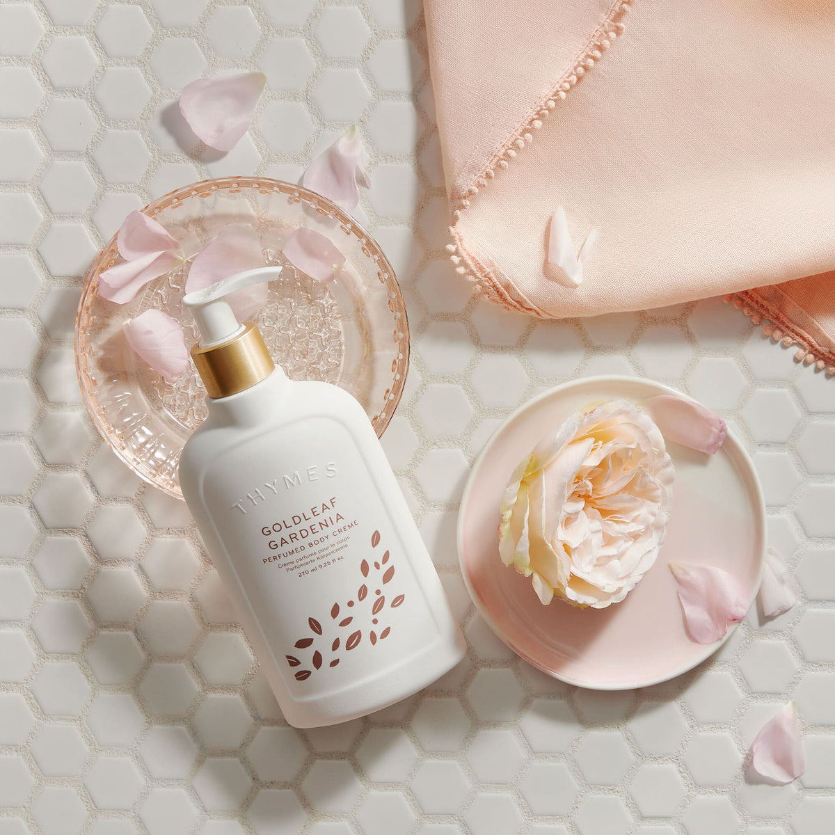 Thymes- GoldLeaf Gardenia Body Cream