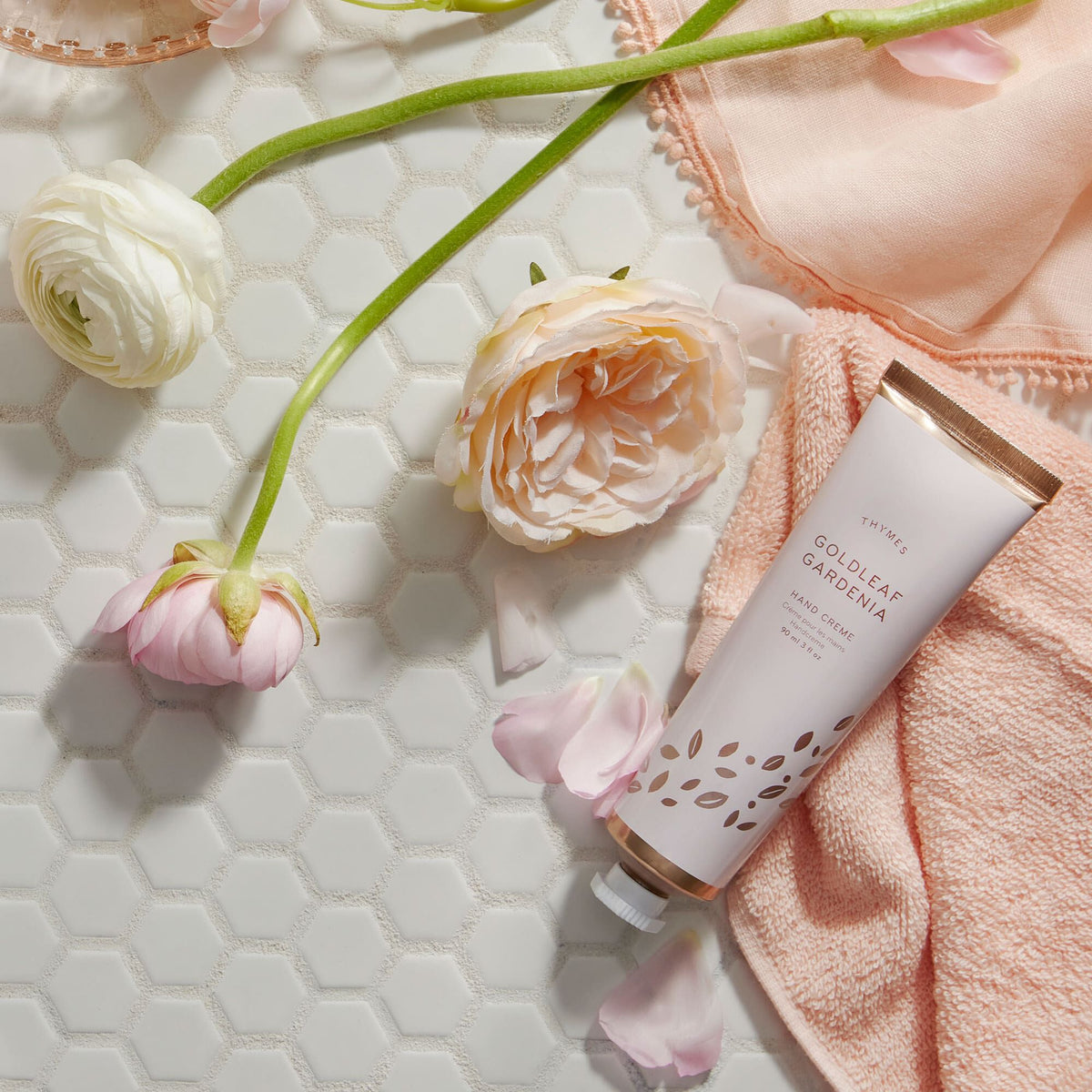 Thymes - Goldleaf Gardenia Hand Cream