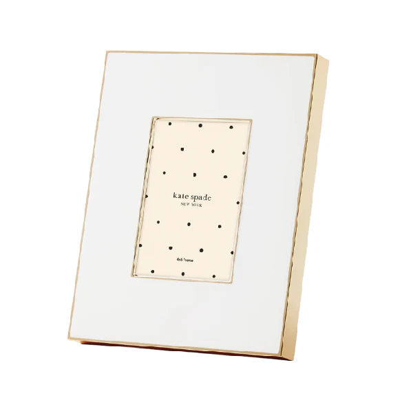 KATE SPADE MAKE IT POP White 4X6 FRAME