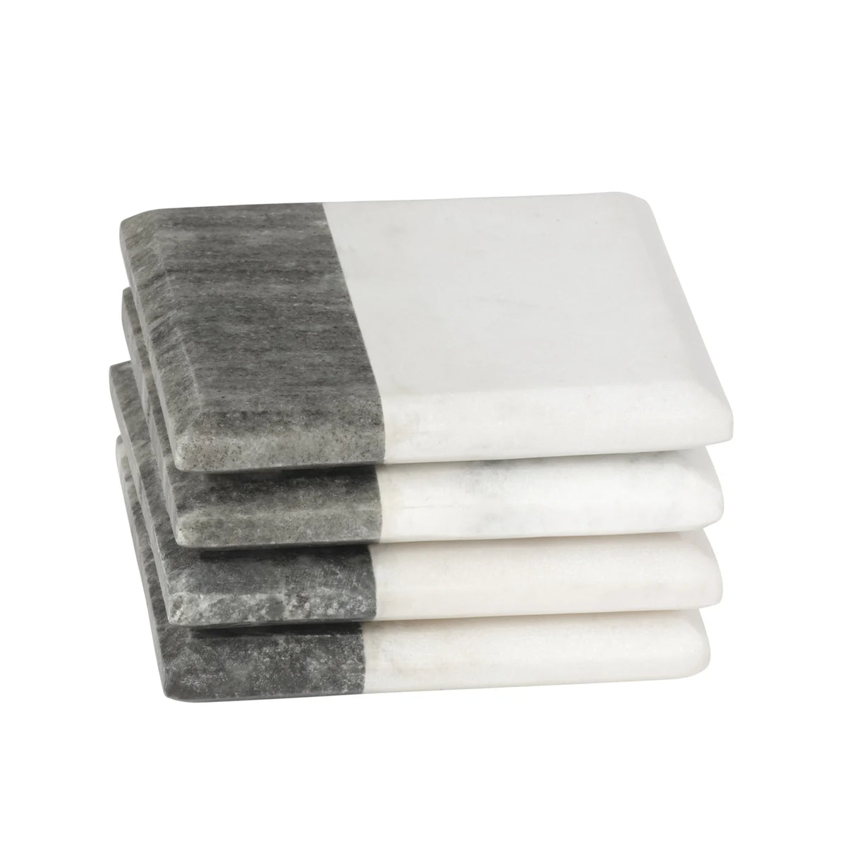 Coasters- TWO TONE Marble - 4 PIECE SET