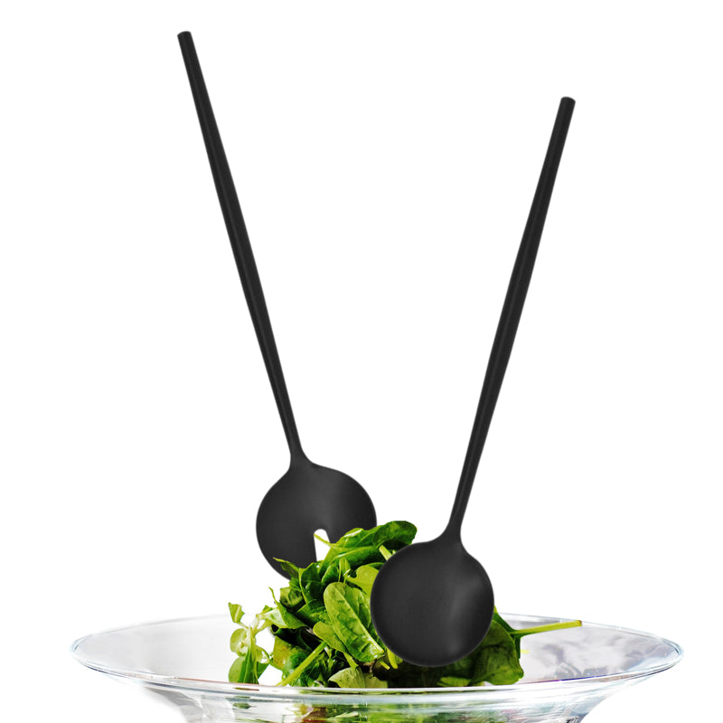 Black Salad Servers