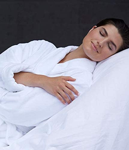Personalized Hotel Collection Unisex Classic Terry Velour Shawl Collar -White
