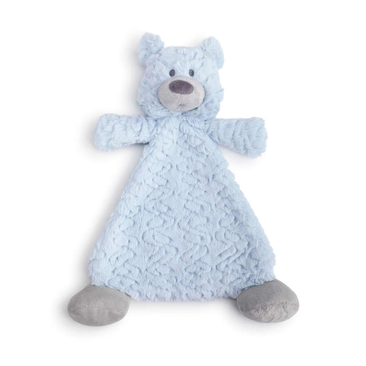 Blue bear rattle lovey