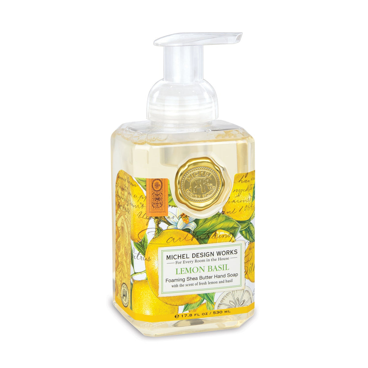 Michel Design - Savon moussant au citron et basilic