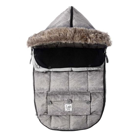 7AM- Le Sac Igloo 500 Bébé (0-12 M) Gris Chiné