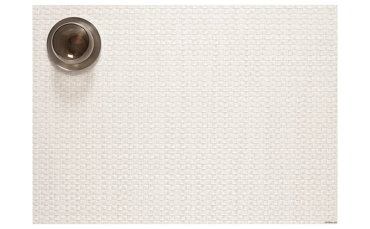 Chilewich Placemat - Rectangle Origami Placemats - Pearl