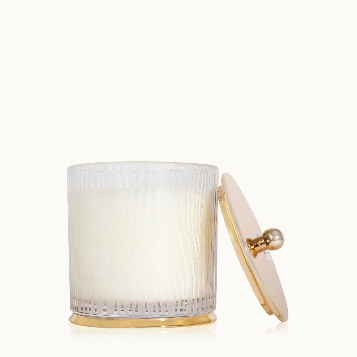 Thyms - Bougie - Sapin Frasier Grain de bois givré doré